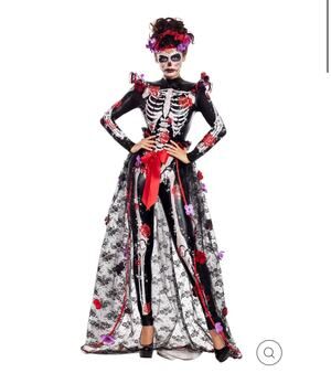 PARTY KING ROSAS DAY OF THE DEAD complete costume new in bag size large